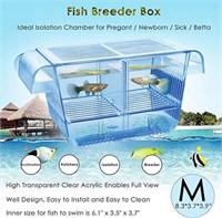 Capetsma Fish Breeding Box Acrylic Fish Isolation