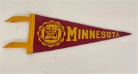Vintage 1960’s Univ. Minnesota Felt Pennant