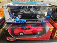 NIB LAMORGINI MURCEILAGO + FERRARI ENZO DIECASTS