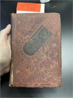 1867 ANTIQUE 600 RECIPES BOOK NOTE