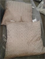 Lot of 2 Great Quality Throw Pillows