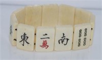 Mahjong tile bracelet