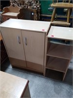 Particle Board Cabinet and small shelf unit
