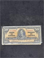 1937 Canada 50 Dollar Gordon Towers