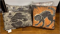 4 - Brand New Halloween Pillows by Pottery Barn