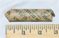 COINS - FIVE DOLLAR ROLL SILVER ROOSEVELT DIMES