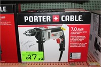Porter Cable PCE141 1/2" VSR Hammer Drills, 7.0A,