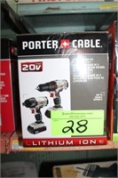 Porter Cable 2-Tool Combo Kits, 20V Lithium Ion,