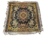 Vintage Embroidered Floral Shawl Scarf