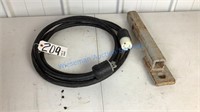 220v EXTENSION CORD AND HITCH