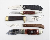 (5) Vintage Hunting & Pocket Knife Lot