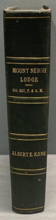 1920’s-30’s Masonic Scrapbook incl Programs