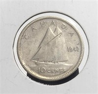 Canada 1942 10c Silver
