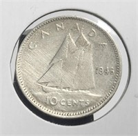 Canada 1946 10c Silver