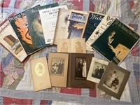 Vintage photos and sheet music