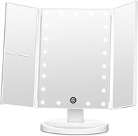 (a-White) - FASCINATE Lighted Makeup Mirror  Trifo