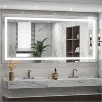 TETOTE LED Bathroom Mirror LED Mirror 60 x 28