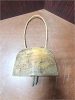 Vintage wooden primitive bell