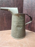 Vintage half gallon oil pitcher