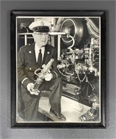 Vintage Fireman 8x10 Photograph