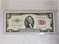 1953 B $2 Red Seal Note