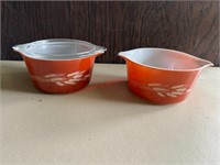 2 Pyrex Casserole Dishes