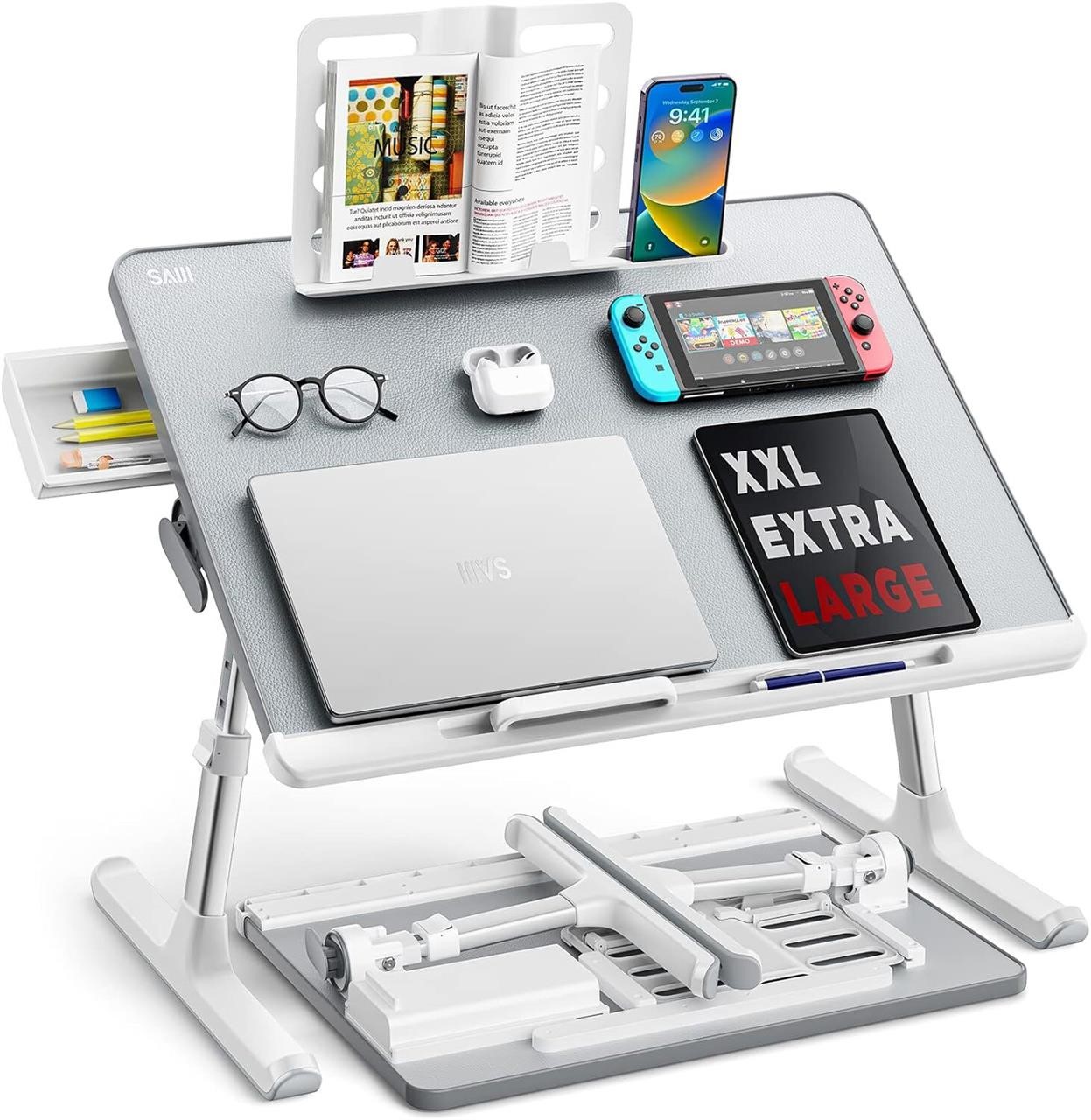 Laptop Bed Tray Desk  SAIJI Adjustable Stand for B