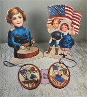 American US Red White and Blue Decor