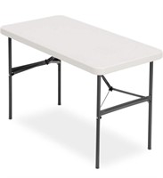 New 4ft length plastic adjustable folding table