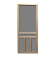 RELIABILT 32-in x 80-in Wood Hinged Screen Door