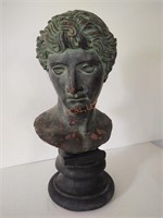Alva Studios 1955 greek god apollo stone bust