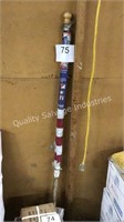 1 LOT US FLAG & POLE