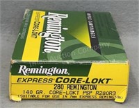 Remington 280 Rem 20 Rds/Box