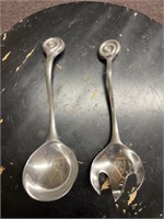 Authentic Pewter Spoon & Spork Made in Mexico