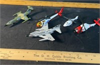 Lot Of Toy Helicopters And Planes