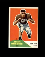 1960 Fleer #112 John Bredice EX to EX-MT+