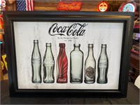42 x 30” Framed Coca-Cola Picture