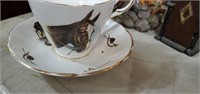 Regency horse coffee cup