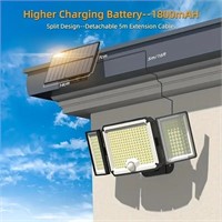 Solar Outdoor Lights, [348 LED/3Modes] Upgraded...