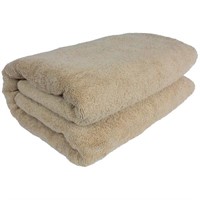Salbakos Jumbo Bath Towel, 40"x80", Beige