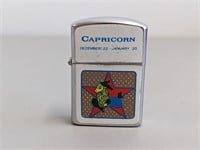 Vintage Sonex Rare Custom AD Lighter "Capricorn"