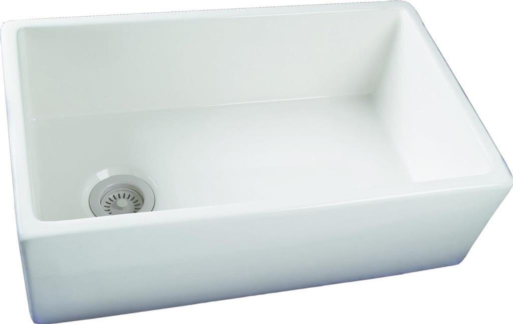 Barclay - FS30 Fire Clay Farmer Sink, White