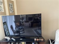 Samsung 54" TV with Remote and TV Stand with Two S