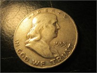 1953 Frankline Half Dollar