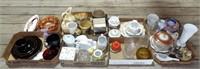 7 Flats of Misc. Ceramics, Dishes, Hess, Etc.: As-