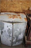 Metal Wall Cabinet and Contents 24 x 12 x 35