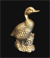 Brass Duck Statue