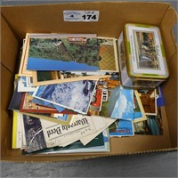 Various Postcards, Saffron Tin