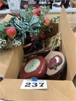 Assorted apple decorations