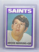 Archie Manning 1972 Topps Rookie